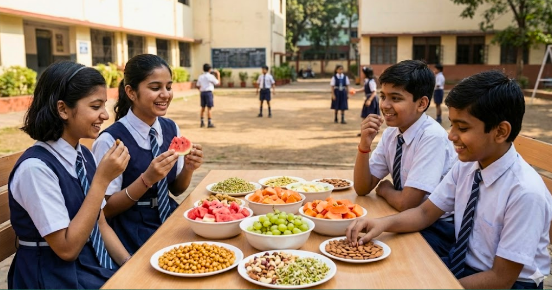 STUDENTS HAVE HEALTHY APPETITE